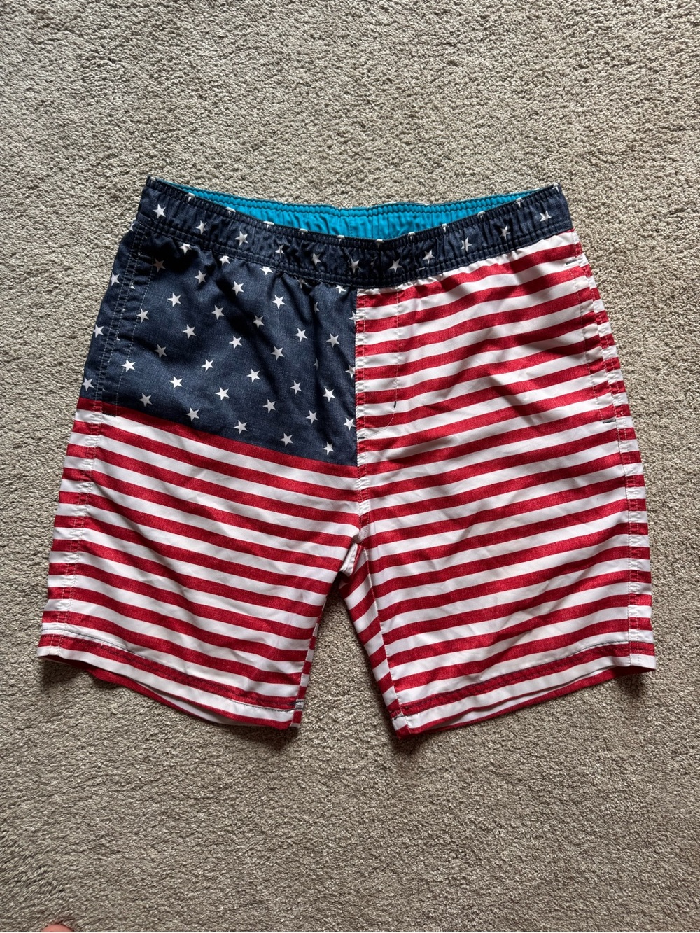 Good fellow American Flag swim shorts M